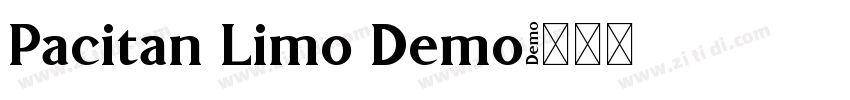 Pacitan Limo Demo字体转换